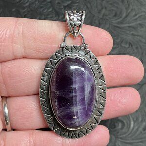 Natural Amethyst Gemstone Pendant Gemstone Crystal Jewelry